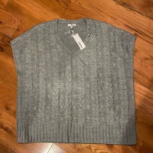Women’s Gray Sonoma poncho sweater s/m